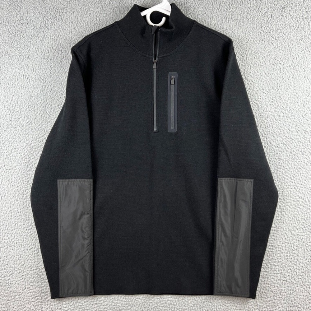 Aztech Mountain Aspen Matterhorn 1/2 Zip Sweater‎ Jacket Black Men's XXL